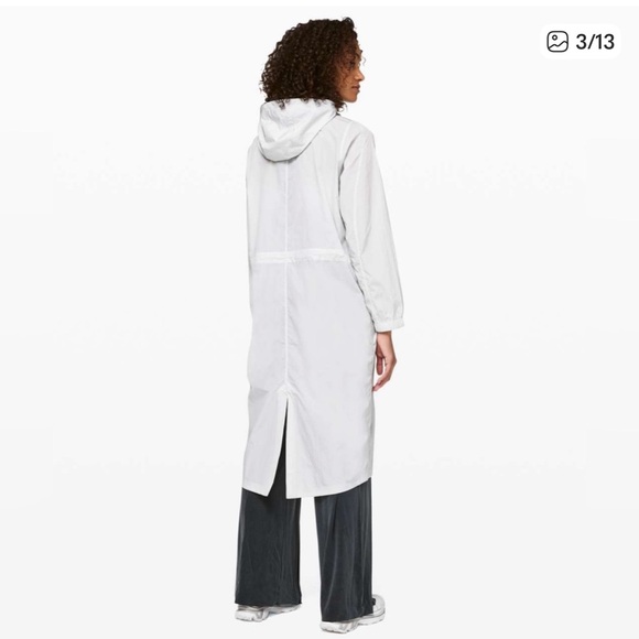 lululemon athletica the lab verdante jacket in vapor sz 8 - Picture 2 of 6